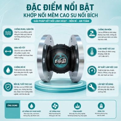 Đặc điểm nổi bật khớp nối cao su bích