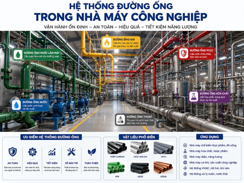 Ứng dụng van phụ kiện ống nước