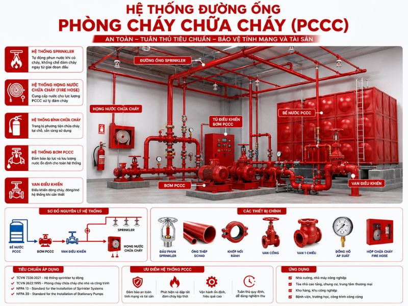 Ứng dụng van phụ kiện ống nước