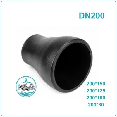 Côn thu thép hàn DN200