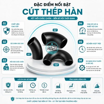 Đặc điểm nổi bật cút thép hàn