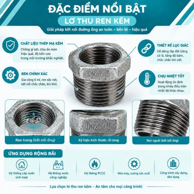 Đặc điểm nổi bật lơ thu mạ kẽm