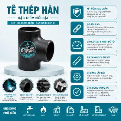 Đặc điểm nổi bật tê thép hàn