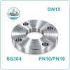 Mặt bích inox BS 4504 DN15 PN10 PN16