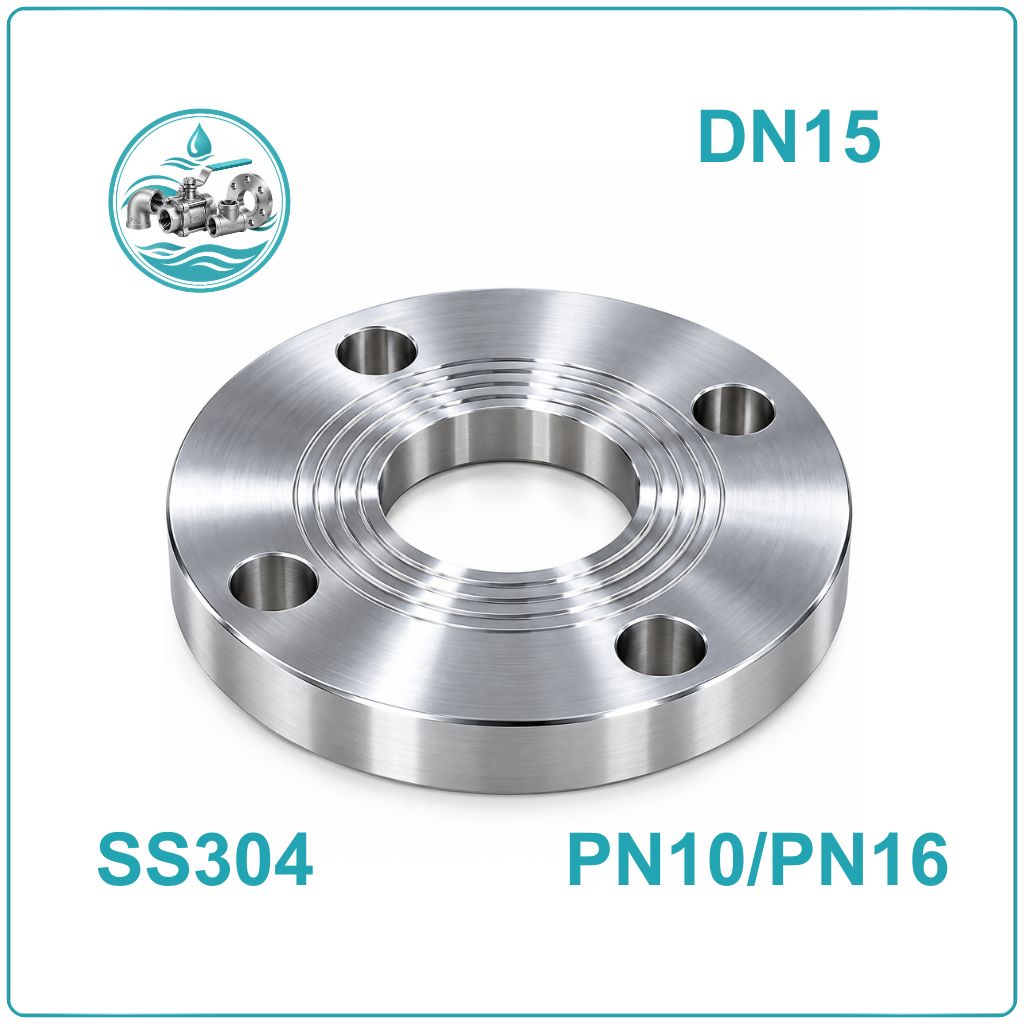 Mặt bích inox BS 4504 DN15 PN10 PN16