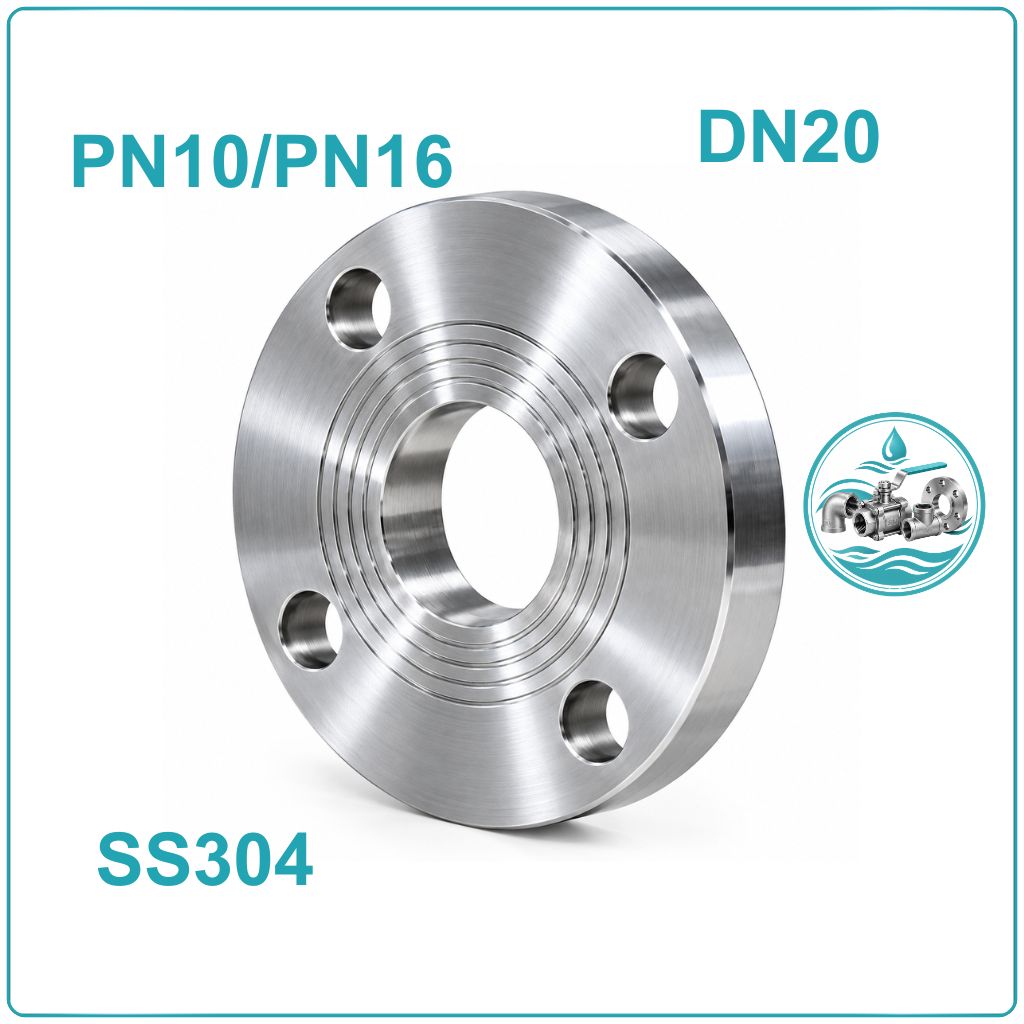 Mặt bích inox BS 4504 DN20 PN10/PN16
