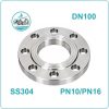 Mặt bích inox BS 4504 DN40 PN100 PN16