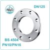 Mặt bích thép BS 4504 PN16 DN125