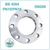 Mặt bích thép BS 4504 PN16 DN200