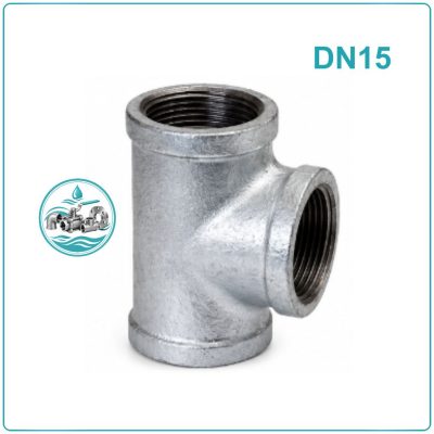 Tê mạ kẽm DN15
