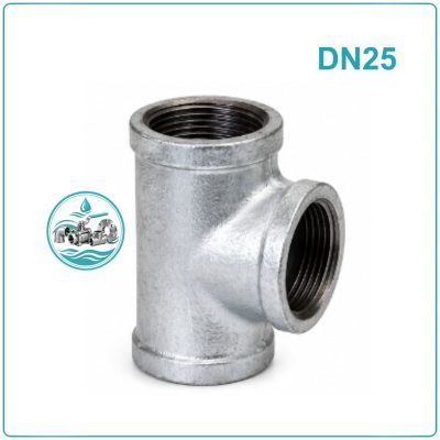 Tê mạ kẽm DN25