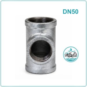 Tê mạ kẽm DN50
