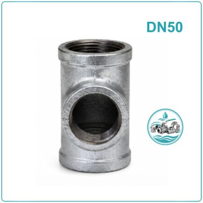 Tê mạ kẽm DN50