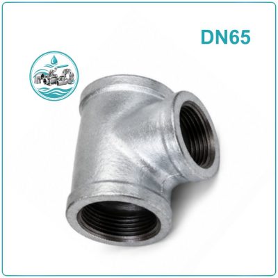 Tê mạ kẽm DN65