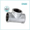 Tê mạ kẽm DN80