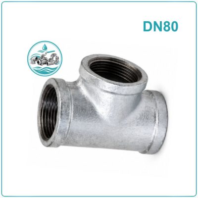 Tê mạ kẽm DN80