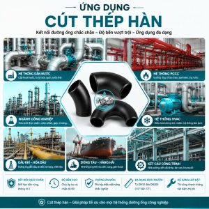 Ứng dụng cút thép hàn