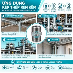 Ứng dụng kép thép mạ kẽm