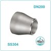 Côn thu hàn inox 304 DN200