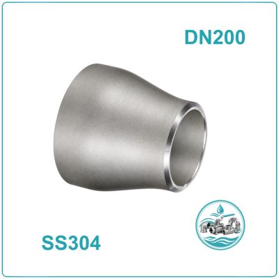 Côn thu hàn inox 304 DN200