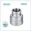 Côn thu ren inox 304 DN20