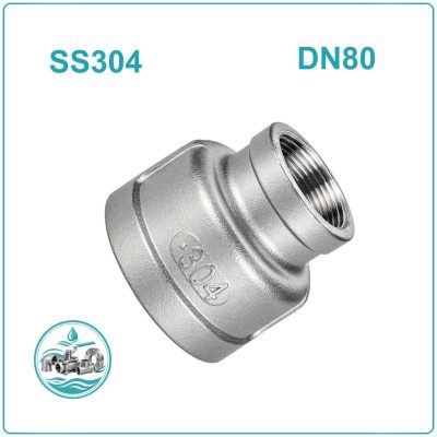 Côn thu ren inox 304 DN80