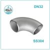 Cút hàn inox 304 DN32