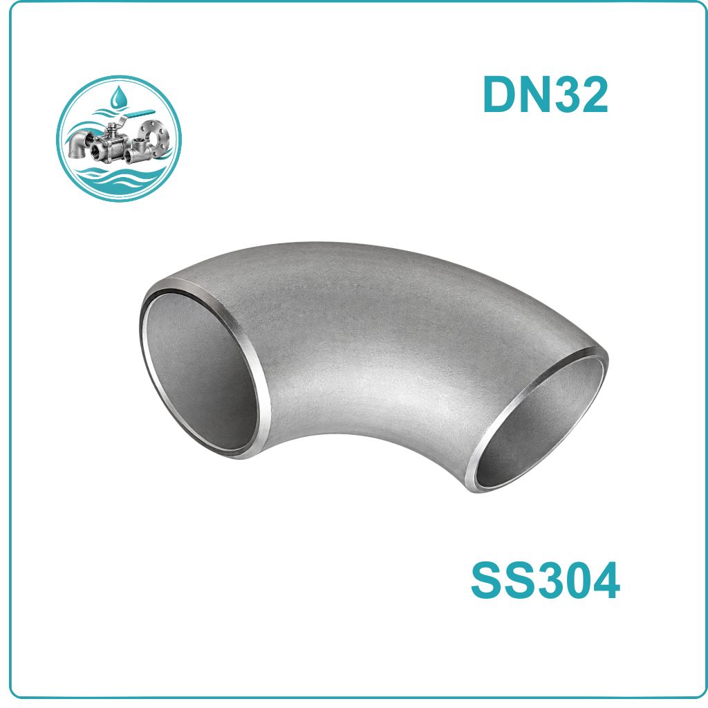 Cút hàn inox 304 DN32