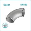 Cút hàn inox 304 DN150