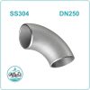 Cút hàn inox 304 DN250