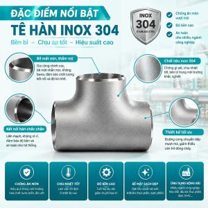 Đặc điểm tê hàn inox 304