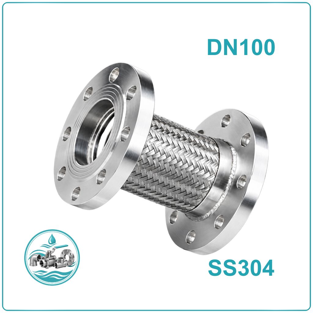 Khớp nối mềm inox DN100