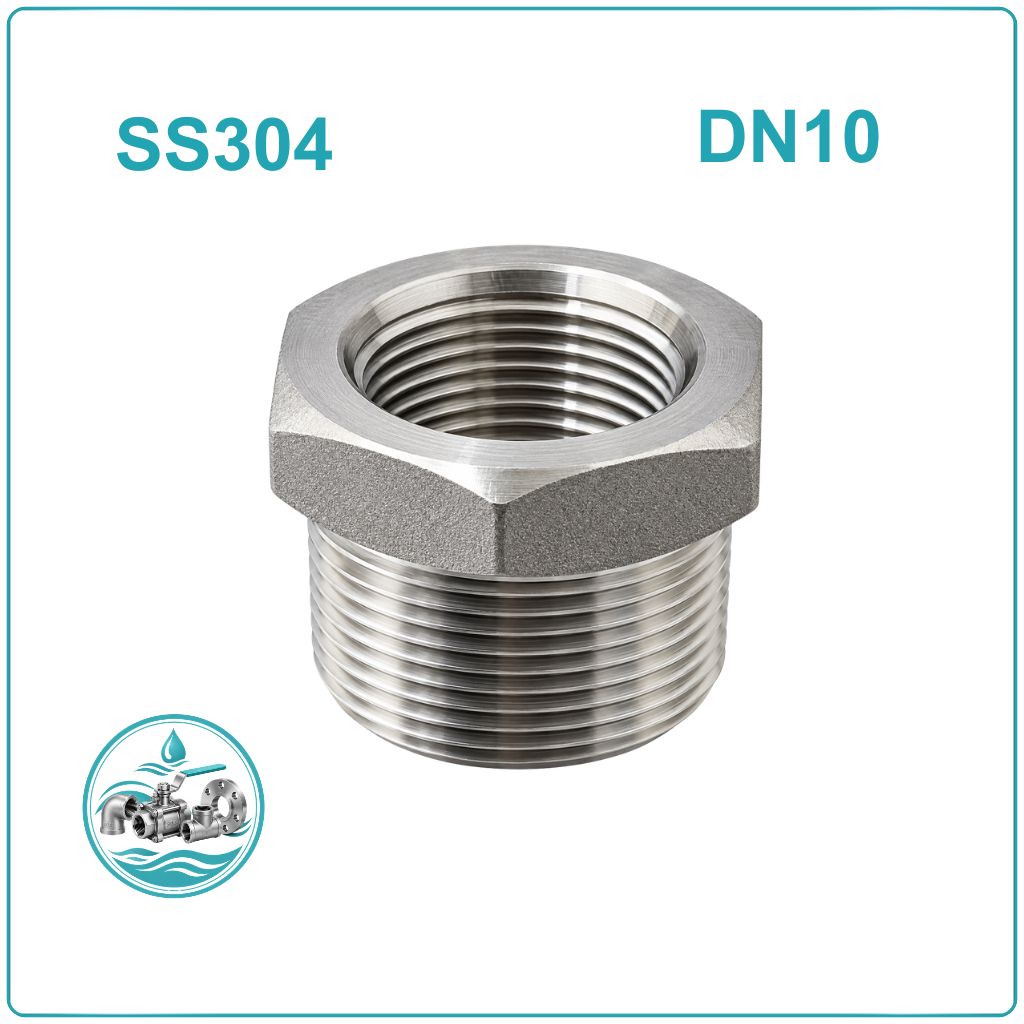 Lơ thu inox 304 DN10