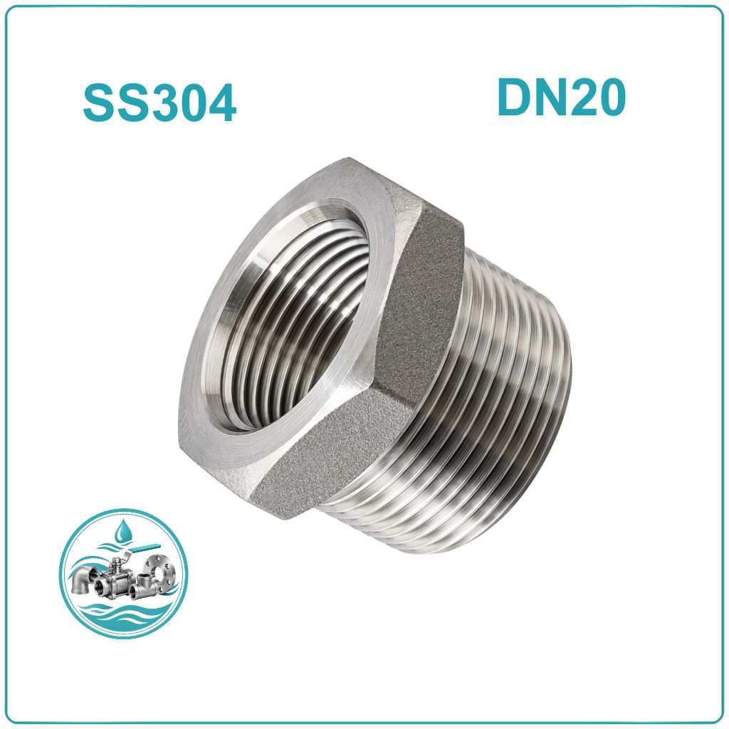 Lơ thu inox 304 DN20