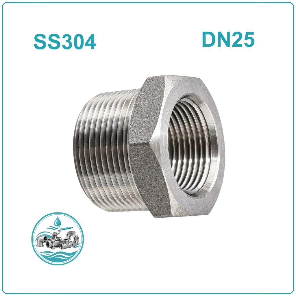 Lơ thu inox 304 DN25