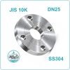 Mặt bích Inox Jis 10K DN25Mặt bích Inox Jis 10K DN25