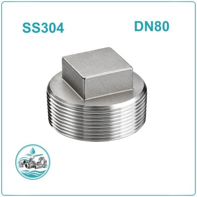 Nút bịt ren inox 304 DN80