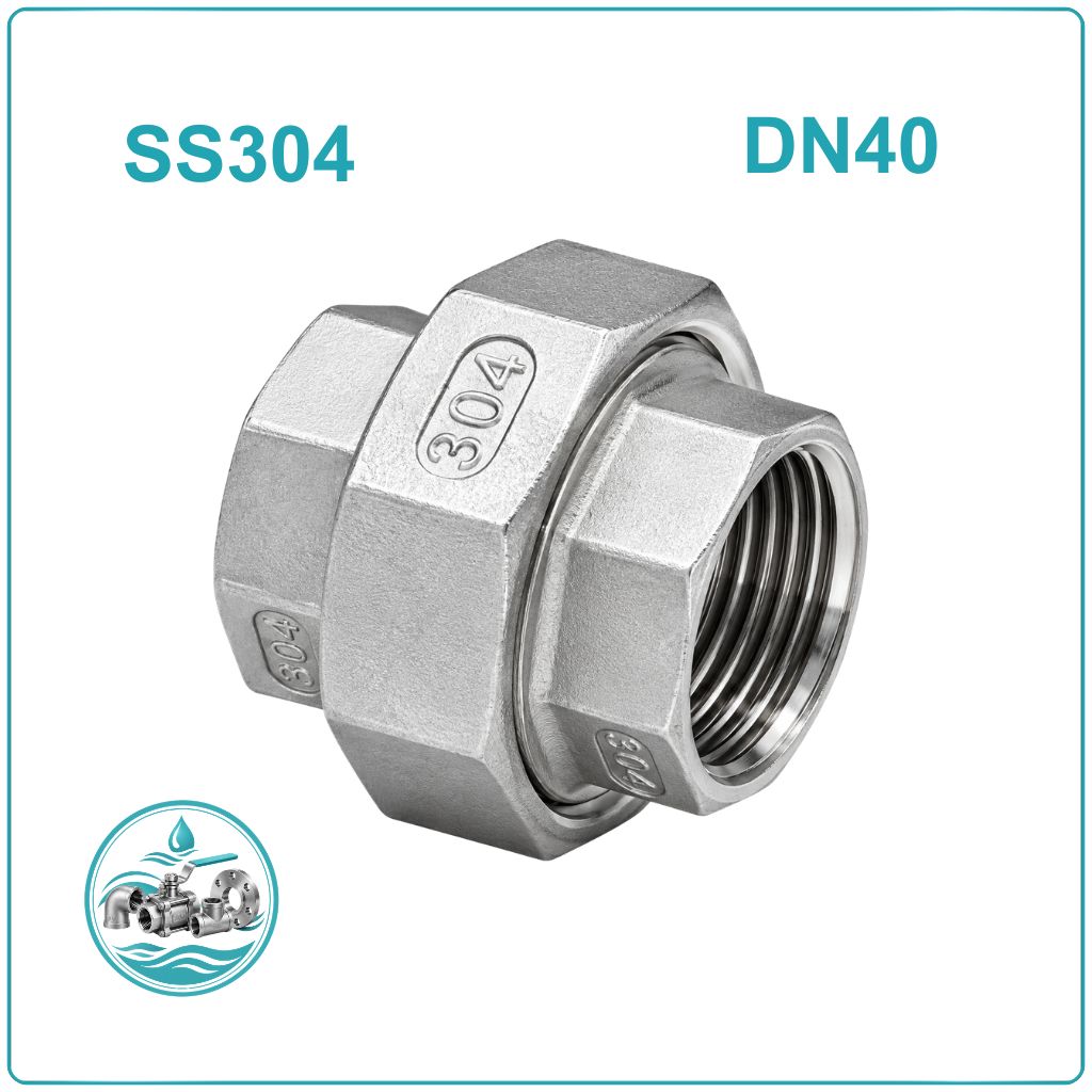 Rắc co inox 304 DN40
