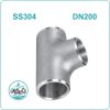 Tê hàn inox 304 DN200