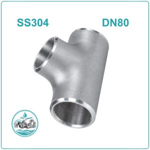 Tê hàn inox 304 DN80