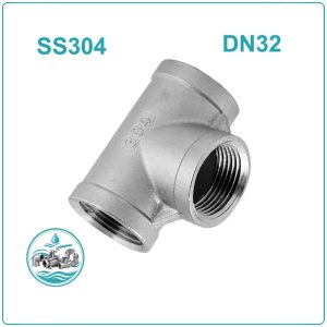 Tê ren inox 304 DN32