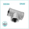 Tê ren inox 304 DN40