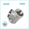 Tê ren inox 304 DN50